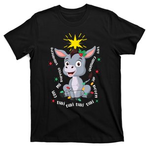 Mi Burrito Sabanero Mexican Tuki Tuki Donkey Latino Xmas T-Shirt