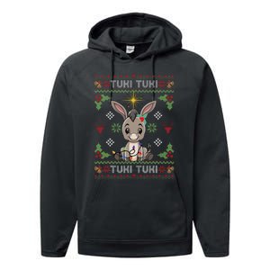 Mi Burrito Sabanero Mexican Donkey Latino Ugly Christmas Performance Fleece Hoodie