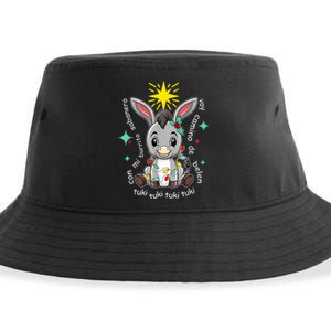 Mi Burrito Sabanero Mexico Tuki Tuki Donkey Latino Christmas Design Sustainable Bucket Hat