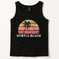 Myrtle Beach Sc Vintage 70s Retro Throwback Design Tank Top