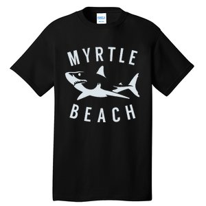 Myrtle Beach South Carolina Shark SC Souvenir Tall T-Shirt