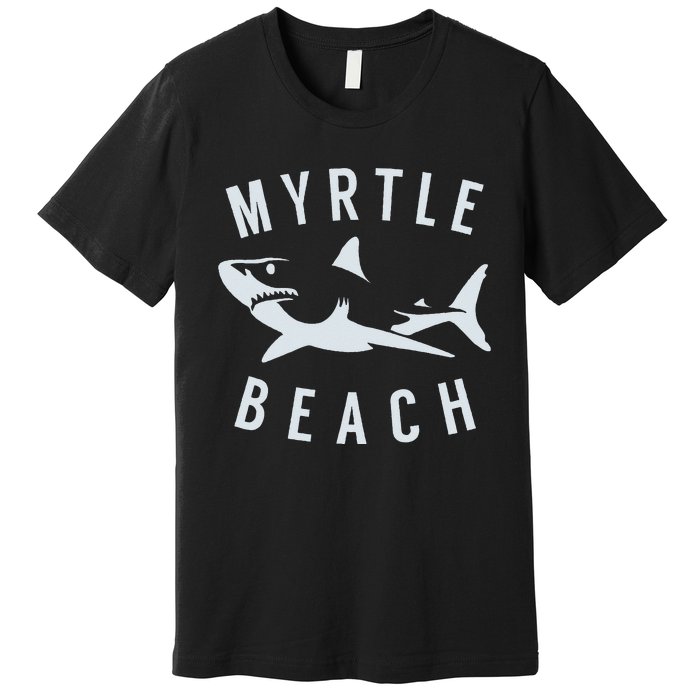 Myrtle Beach South Carolina Shark SC Souvenir Premium T-Shirt