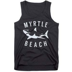 Myrtle Beach South Carolina Shark SC Souvenir Tank Top