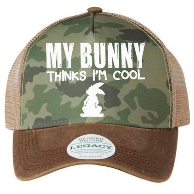 My Bunny Thinks IM Cool Rabbit Legacy Tie Dye Trucker Hat