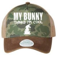 My Bunny Thinks IM Cool Rabbit Legacy Tie Dye Trucker Hat