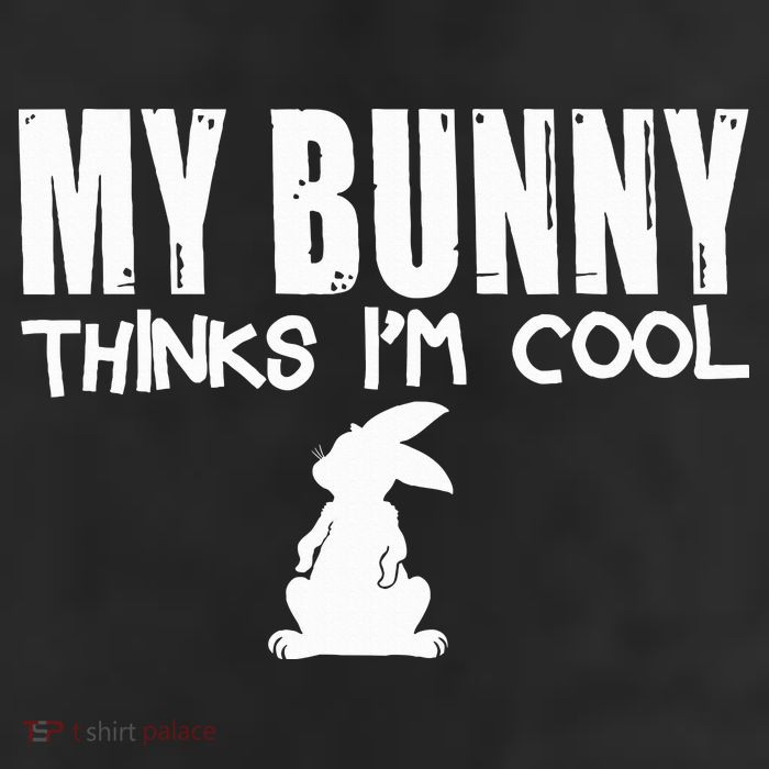 My Bunny Thinks IM Cool Rabbit Cool Comfort Performance Bucket Hat