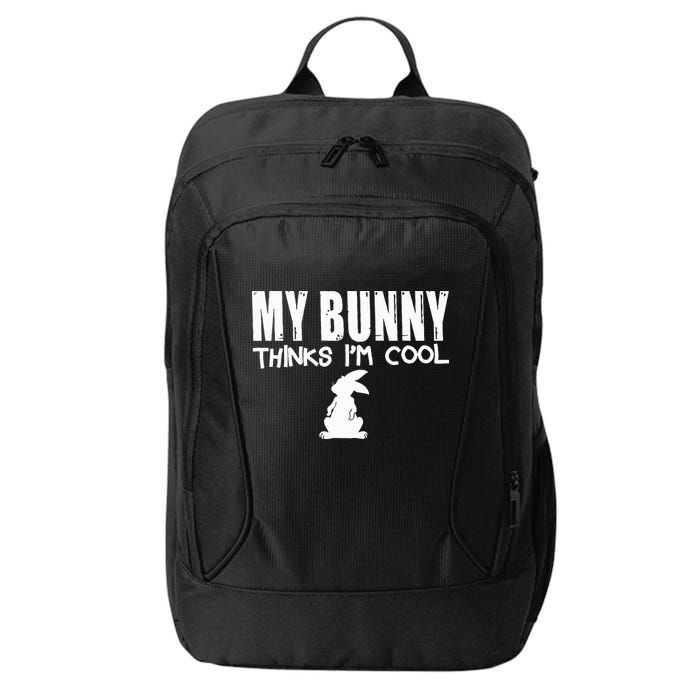 My Bunny Thinks IM Cool Rabbit City Backpack