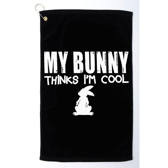 My Bunny Thinks IM Cool Rabbit Golf Towel