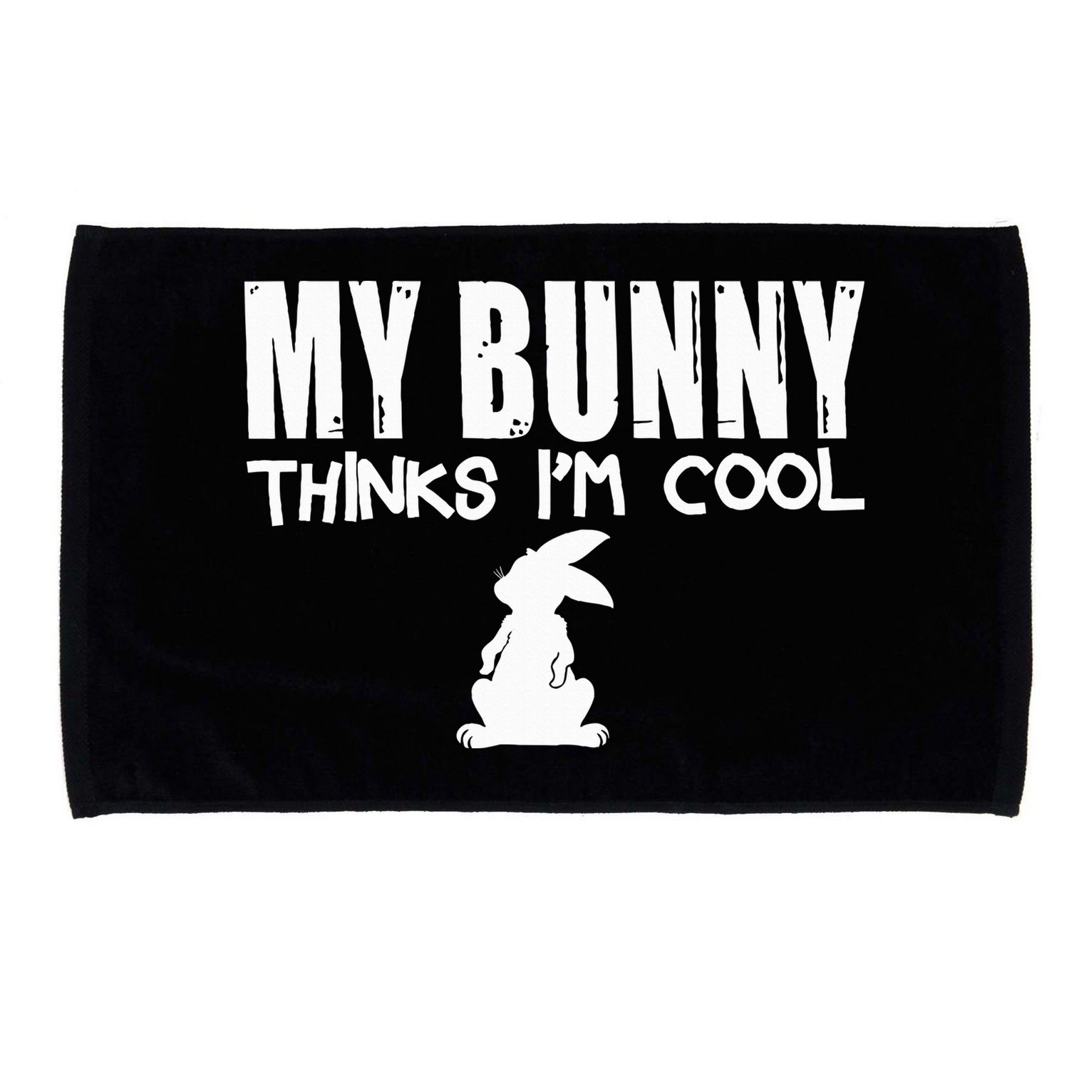 My Bunny Thinks IM Cool Rabbit Microfiber Hand Towel