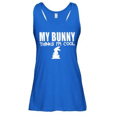 My Bunny Thinks IM Cool Rabbit Ladies Essential Flowy Tank