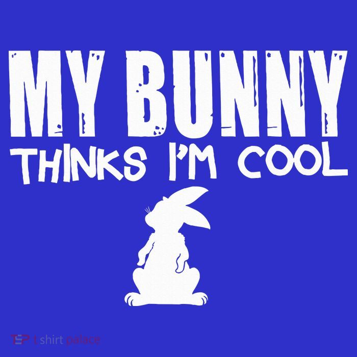 My Bunny Thinks IM Cool Rabbit Baby Bodysuit