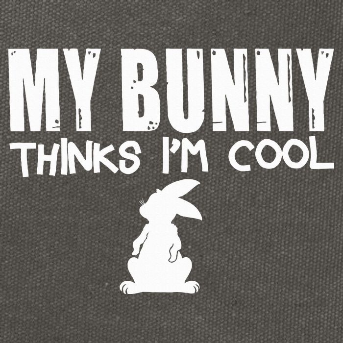 My Bunny Thinks IM Cool Rabbit Cotton Canvas Backpack