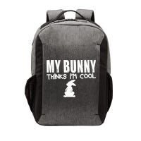 My Bunny Thinks IM Cool Rabbit Vector Backpack