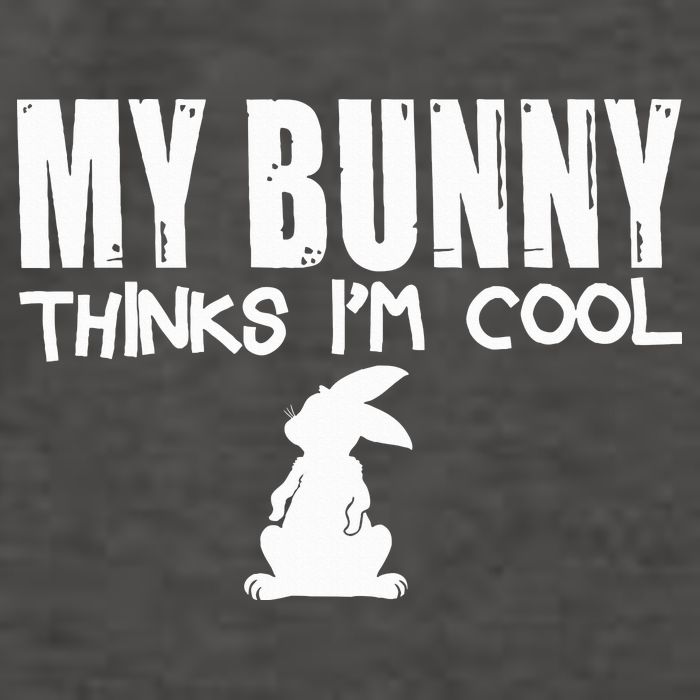 My Bunny Thinks IM Cool Rabbit Vector Backpack