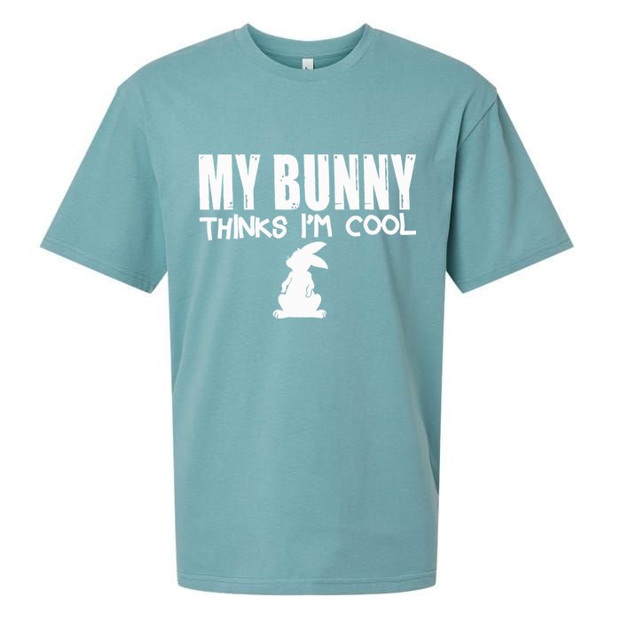My Bunny Thinks IM Cool Rabbit Sueded Cloud Jersey T-Shirt