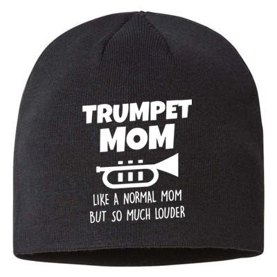 Marching Band Trumpet Mom Funny Sustainable Beanie