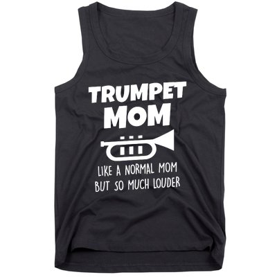 Marching Band Trumpet Mom Funny Tank Top