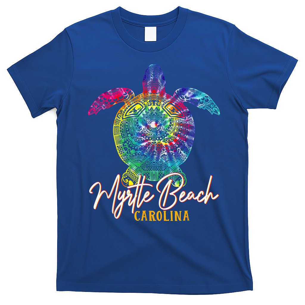 Myrtle Beach Tie Dye Sea Turtle Carolina Family Vacation T-Shirt
