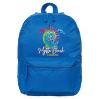 Myrtle Beach Tie Dye Sea Turtle Carolina Family Vacation 16 in Basic Backpack