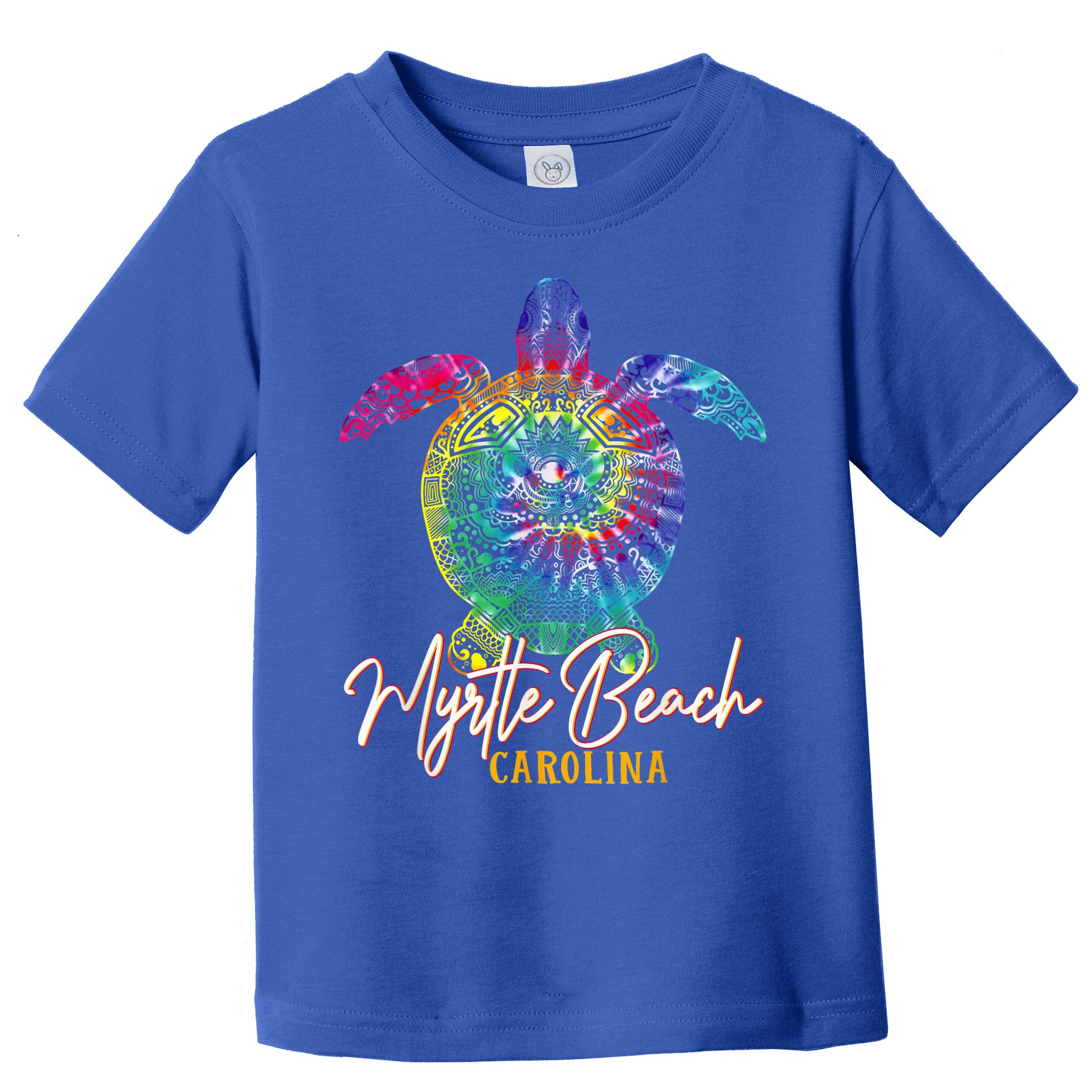 Myrtle Beach Tie Dye Sea Turtle Carolina Family Vacation Toddler T-Shirt