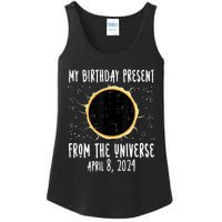 My Birthday Total Solar Eclipse 2024 April 8 Ladies Essential Tank