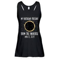 My Birthday Total Solar Eclipse 2024 April 8 Ladies Essential Flowy Tank