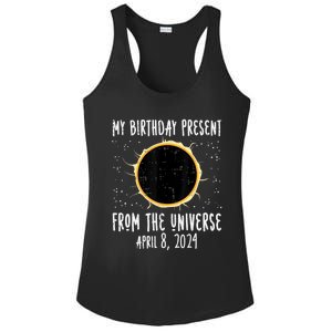 My Birthday Total Solar Eclipse 2024 April 8 Ladies PosiCharge Competitor Racerback Tank