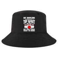 My Bowling Technique Is Top Secret Funny Bowling Bowler Cool Comfort Performance Bucket Hat