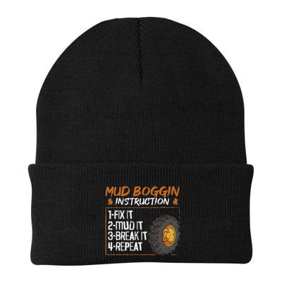 Mud Bog Truck Racing Quote For A Mud Bogging Rider Knit Cap Winter Beanie