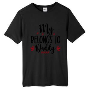 My Belongs To Daddy, Heart, Couple, Valentine White Tall Fusion ChromaSoft Performance T-Shirt