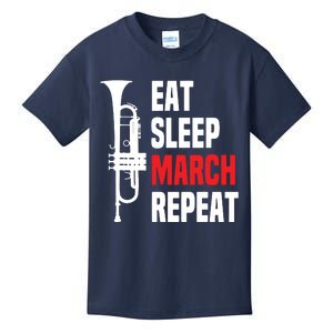 Marching Band Trumpet Funny Trumpet Players Tee Gift Kids T-Shirt