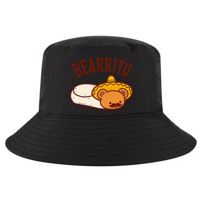 Mexican Bearrito Teddy Bear Burrito With Mustache Cool Comfort Performance Bucket Hat