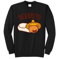 Mexican Bearrito Teddy Bear Burrito With Mustache Sweatshirt