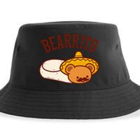 Mexican Bearrito Teddy Bear Burrito With Mustache Sustainable Bucket Hat