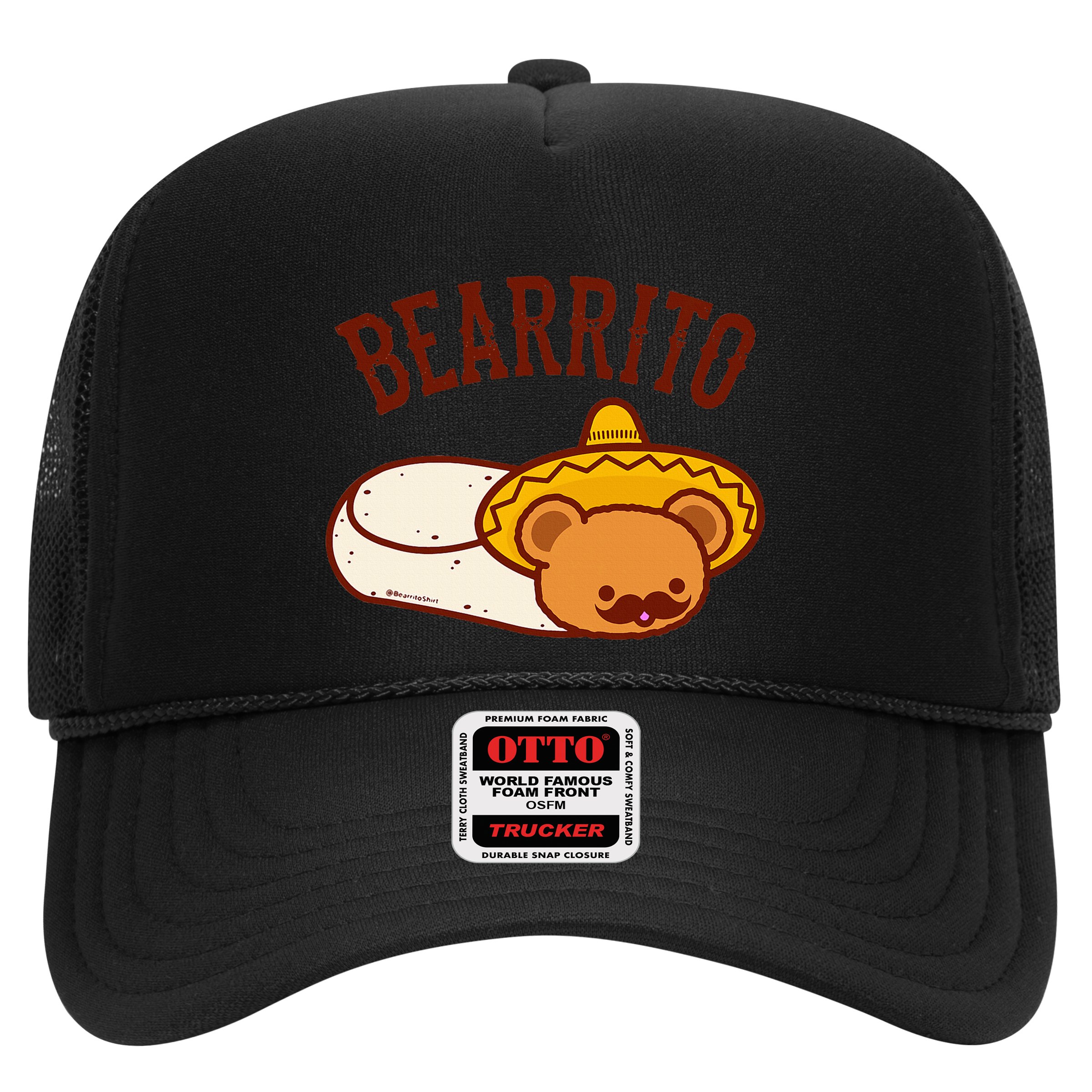 Mexican Bearrito Teddy Bear Burrito With Mustache Hat