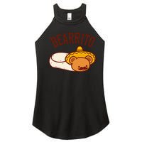 Mexican Bearrito Teddy Bear Burrito With Mustache Women's Perfect Tri Rocker Tank