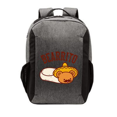 Mexican Bearrito Teddy Bear Burrito With Mustache Vector Backpack