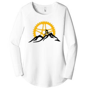 Mountain Bike T Mtb Downhill Biking Gift Women's Perfect Tri Tunic Long Sleeve Shirt