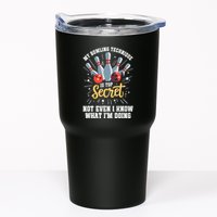 My Bowling Technique Is Top Secret Funny Bowling Bowler Tumbler