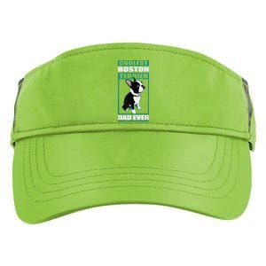 Men Boston Terrier Dad Dog Owner Boston Terrier Adult Drive Performance Visor