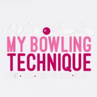 My Bowling Technique Funny Bowler Garment-Dyed Sweatshirt