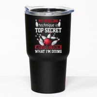 My Bowling Technique Is Top Secret Funny Bowling Bowler Tumbler