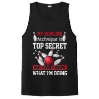 My Bowling Technique Is Top Secret Funny Bowling Bowler PosiCharge Competitor Tank