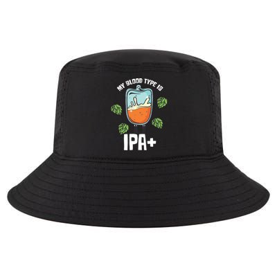 My Blood Type Is Ipa Funny Pale Ale Beer Lover Gift Cool Comfort Performance Bucket Hat