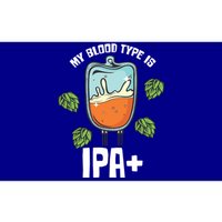 My Blood Type Is Ipa Funny Pale Ale Beer Lover Gift Bumper Sticker