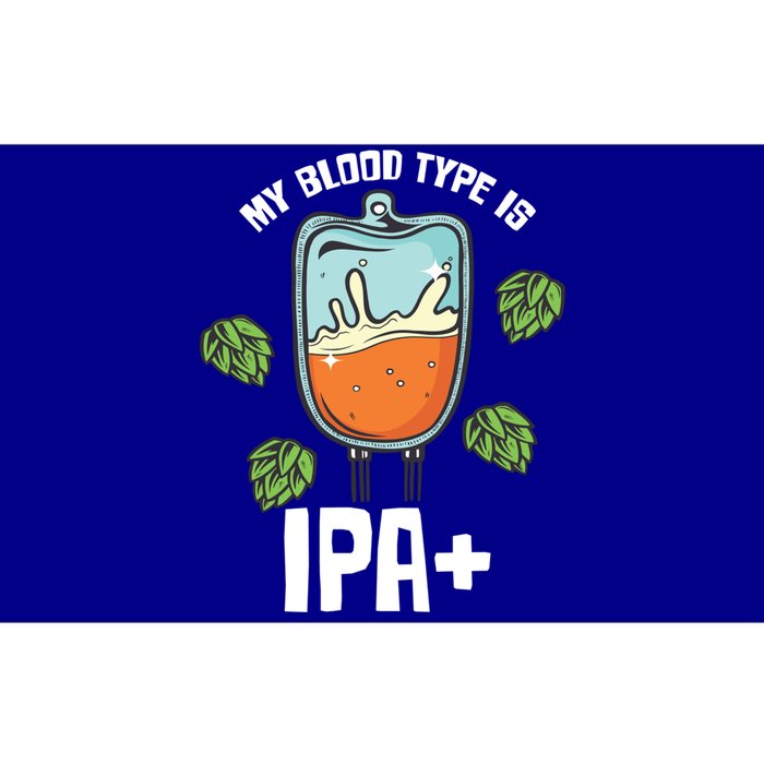 My Blood Type Is Ipa Funny Pale Ale Beer Lover Gift Bumper Sticker