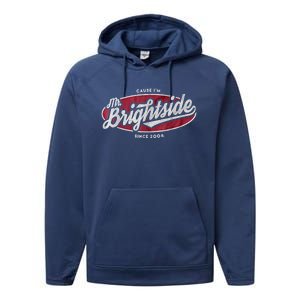 Mr. Brightside Tee Gift For Music Lovers Performance Fleece Hoodie