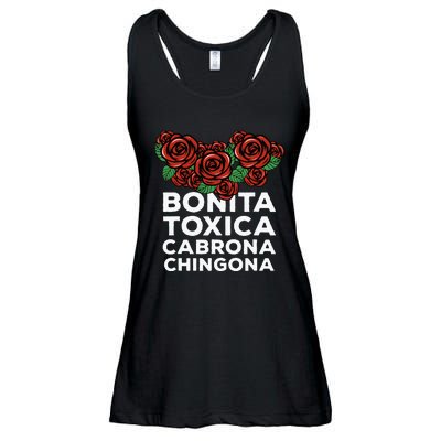 Mexicana Bonita Toxica Viva La Bonita Toxica Pero Chingona Ladies Essential Flowy Tank