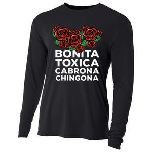 Mexicana Bonita Toxica Viva La Bonita Toxica Pero Chingona Cooling Performance Long Sleeve Crew