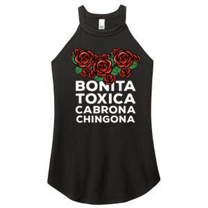 Mexicana Bonita Toxica Viva La Bonita Toxica Pero Chingona Women's Perfect Tri Rocker Tank